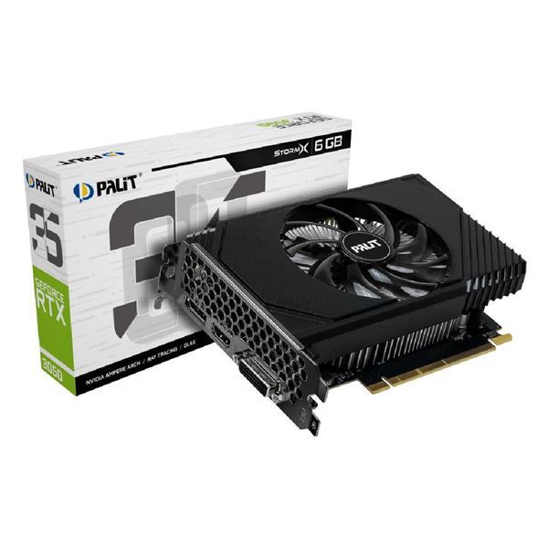 Imagen de Palit NVIDIA GeForce RTX 3050 StormX 6GB (NE63050018P1-1060F)