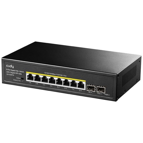 Imagen de Switch Cudy Gigabit Poe+ 8p + 2 Sfp