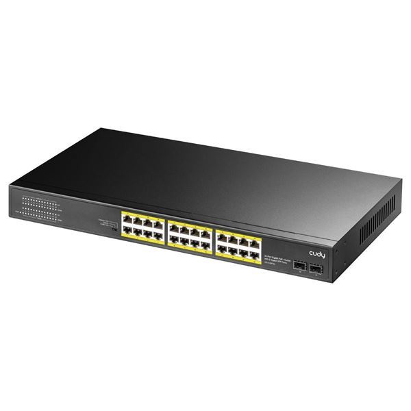 Imagen de Switch Cudy Gigabit Poe+ 24p + 2 Sfp