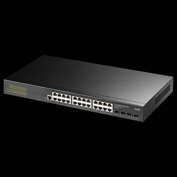 Imagen de Switch Cudy Gigabit Administrable 24p + 4 Sfp