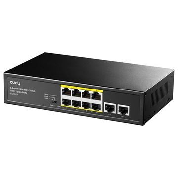Imagen de Switch Cudy Poe+ 10/100mbps 8p + 2 Uplink