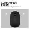 Imagen de Mouse Ambidiestro Cableado Usb Perixx Permice 201