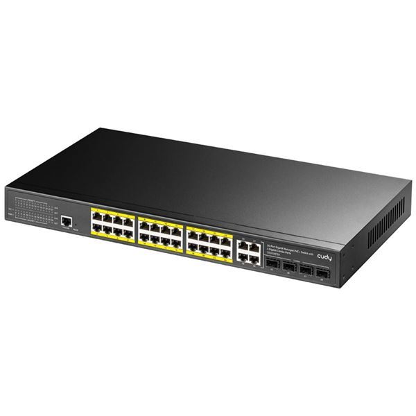 Imagen de Switch Cudy Gigabit Poe+ 24p + 2 Sfp 400w