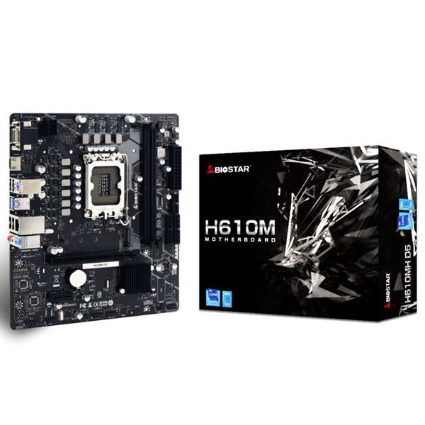 Imagen de Motherboard Biostar Intel H610mh D5 S1700