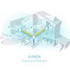 Imagen de Access Point Tp-Link Deco X50 2,4ghz/5ghz Ax3000 Pack x3