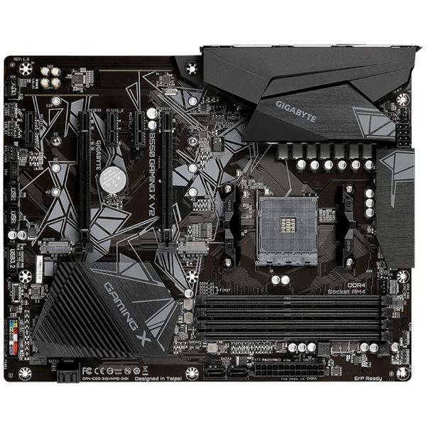 Imagen de Gigabyte B550 GAMING X V2 ATX Socket AM4  USB-C USB 3.2 Giga-LAN HD Audio