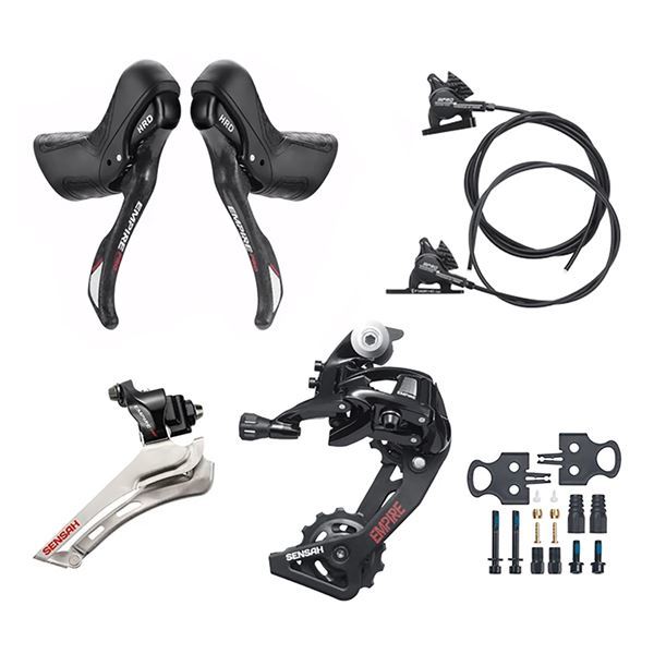 Imagen de Palancas De Cambio + Frenos 2x11S Sensah Para Bicicleta De Carretera