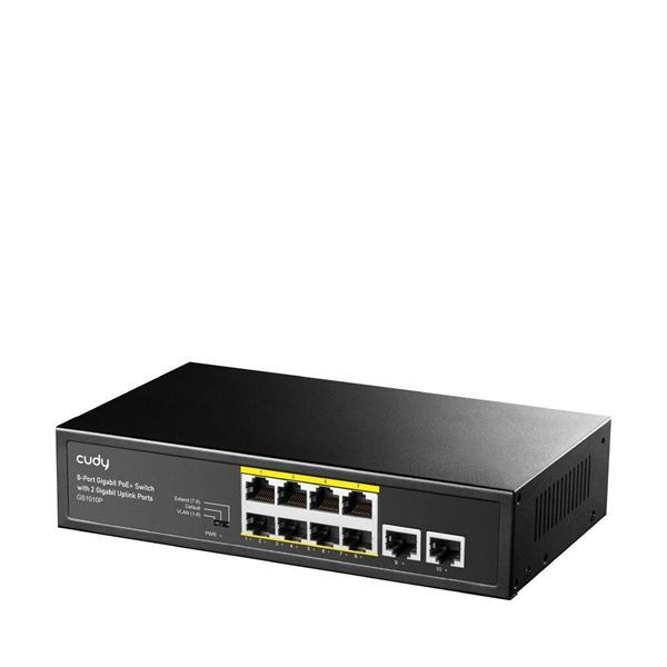 Imagen de Switch Cudy Gigabit 8p Poe + 2 Puertos Uplink 120w