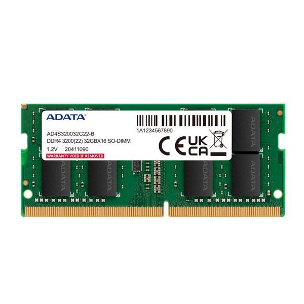 Imagen de ADATA 32GB DDR4 3200MHz SODIMM Premier AD4S320032G22-SGN