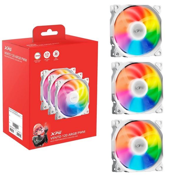 Imagen de Fan Adata Xpg Vento 120 Argb X3 White