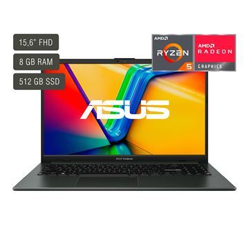 Imagen de Notebook Asus Vivobook 15,6'' Ryzen 5 8gb 512gb W11