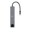 Imagen de Hub Unno Tipo C 8 en 1 Usb 3.0 Hdmi Ethernet