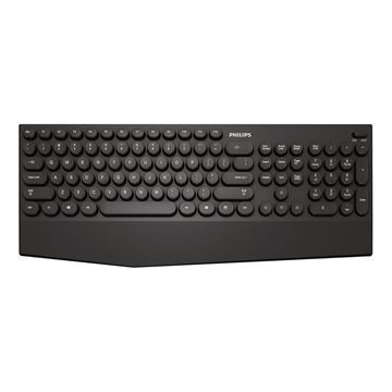 Imagen de Teclado Usb BT 2,4G Philips SPK6303 104 Teclas Redondeadas