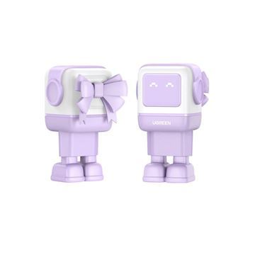 Imagen de Ugreen Cargador Mini Robot 2usb/usbc 65w Purple