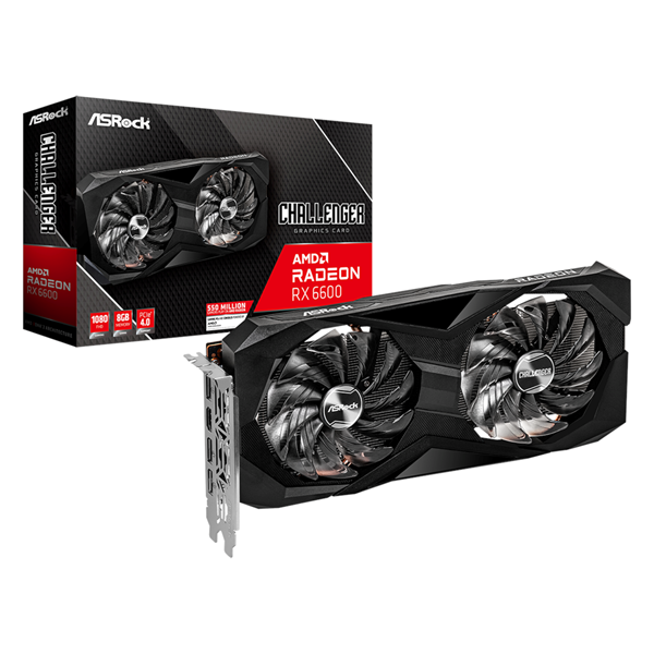 Imagen de Tarjeta De Video Asrock Amd Radeon Rx6600 8gb