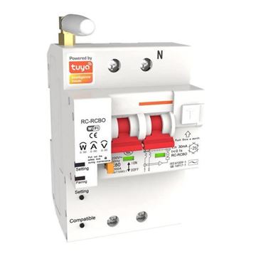 Imagen de Llave Eléctrica 2 Polos 16a Tuya Smart