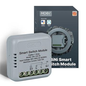 Imagen de Mini Interruptor Zigbee 10a C/neutro