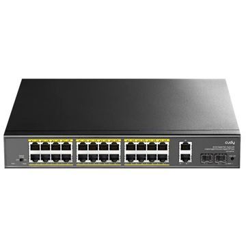 Imagen de Switch Cudy 24 Puertos Gb Poe + 2 Sfp + 2 Uplink