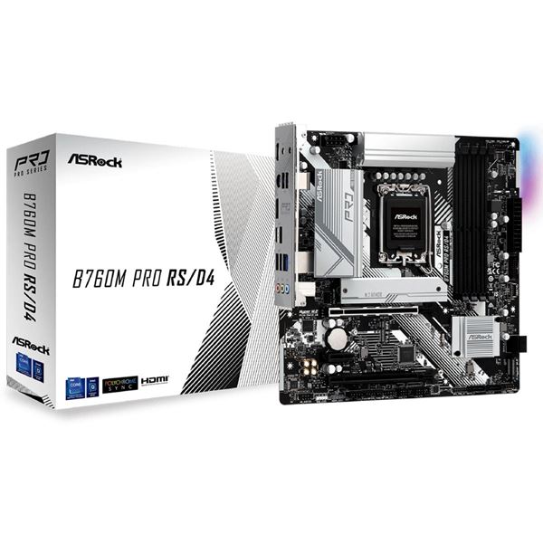 Imagen de ASRock B760M Pro RS/D4 Micro‑ATX DDR4 Socket LGA1700