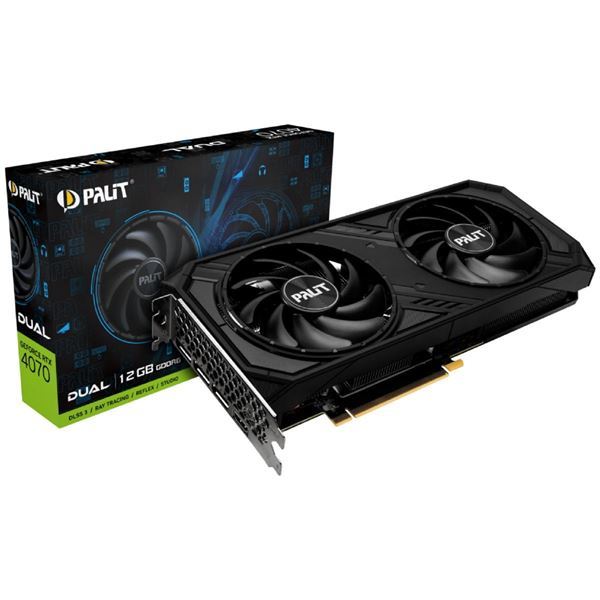 Imagen de Tarj. Vga Palit Nvidia Rtx 4070 Dual 12gb D6