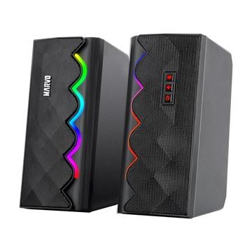 Imagen de Parlantes Gaming Pc Marvo Bluetooth Con Iluminación Rgb