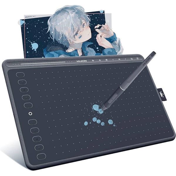 Imagen de Tableta Digitalizadora Huion Inspiroy Hs611 Black