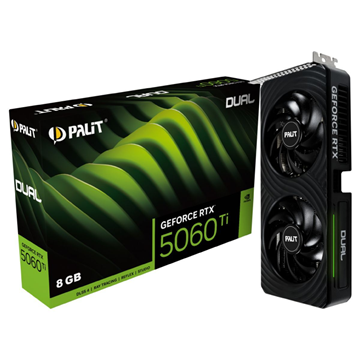 Imagen de Palit Nvidia Rtx 5060ti Dual 8gb Gddr7 NE7506T019P1-GB2062D
