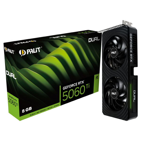 Imagen de Palit Nvidia Rtx 5060ti Dual 8gb Gddr7 NE7506T019P1-GB2062D