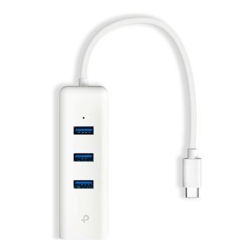 Imagen de Adaptador de Red Tp-Link Usb-C 3.0 a Gigabit + Usb 3.0