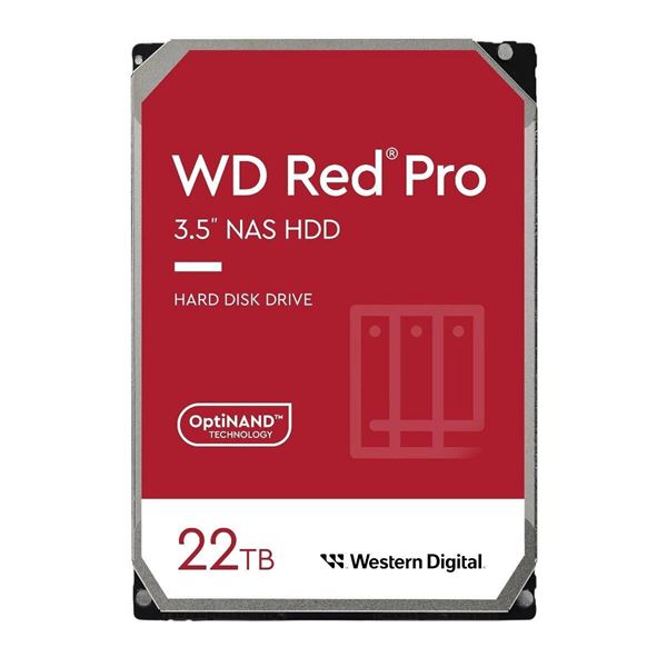 Imagen de Western Digital Red Pro 22 TB SATA HDD WD221KFGX