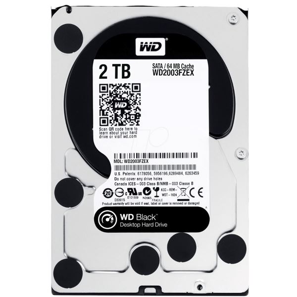 Imagen de Western Digital WD Black 2 TB Performance Hard Drive WD2003FZEX