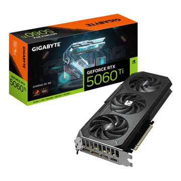 Imagen de Gigabyte RTX 5060 Ti Gaming OC 8GB GDDR7 GV-N506TGAMING OC-8GD