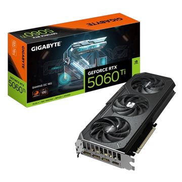 Imagen de Gigabyte RTX 5060 Ti Gaming OC 16GB GDDR7 GV-N506TGAMING OC-16GD