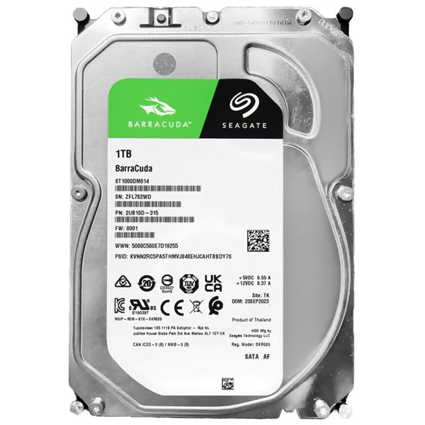 Imagen de Seagate Disco Duro 1 TB BarraCuda ST1000DM014