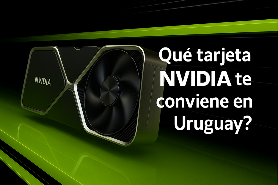 Top placas de video NVIDIA para gaming, diseño e inteligencia artificial en Uruguay (2025)