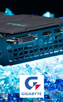 Logo de la marca Gigabyte