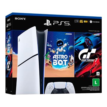 Imagen de Consola Digital Ps5 Slim 16gb 1tb Blu-ray Dvd Astro Bot + Gran Turismo 7
