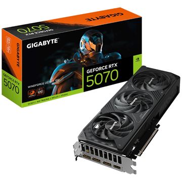 Imagen de GIGABYTE RTX 5070 WINDFORCE OC 12GB (GV-N5070WF3OC-12GD)