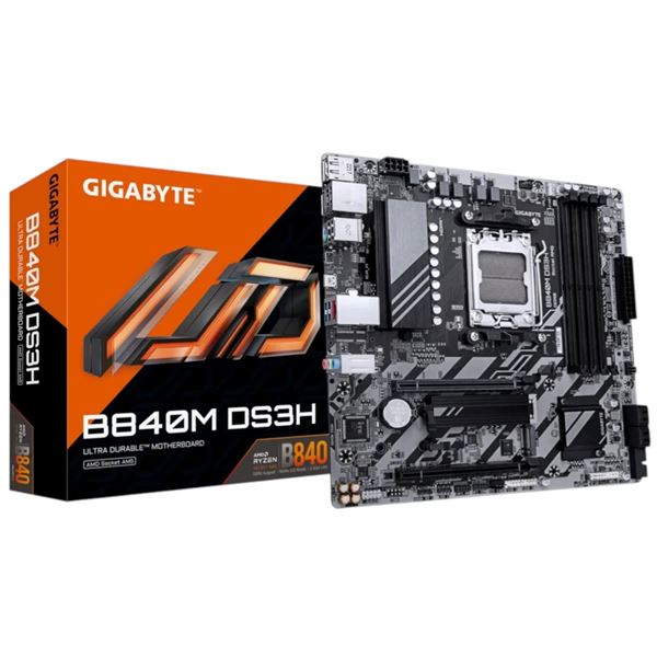 Imagen de GIGABYTE B840M DS3H DDR4 Intel LGA1700 Micro ATX