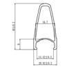 Imagen de Par De Ruedas De Aluminio Bucklos 40mm 24 Rayos