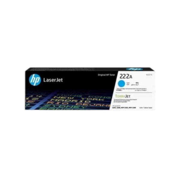 Imagen de HP 222A W2221A Toner Cian Original para LaserJet Pro