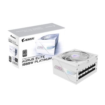 Imagen de Gigabyte GP-AE1000PM PG5 ICE 1000W 80+ Platinum Modular PCIe 5.0 ATX Blanco