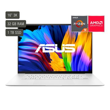 Imagen de Notebook Asus Zenbook 16'' Táctil Oled Ryzen 9 32gb 1tb W11