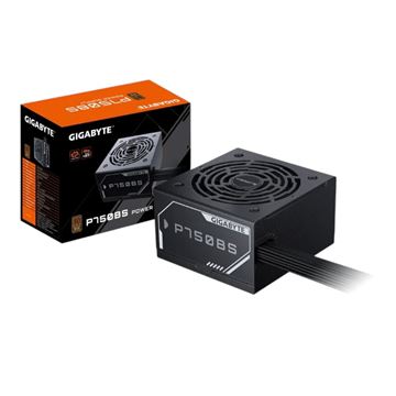 Imagen de Gigabyte GP-P750BS Fuente de Poder 750W Certificación 80 Plus Bronze Negro GP-P750BS