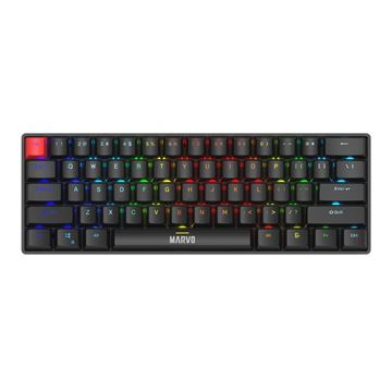 Imagen de Teclado Marvo Mecánico KG933G-SP Switch Red SP Bk
