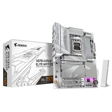 Imagen de GIGABYTE X870 A ELITE WF7 ICE ATX DDR5 Wi-Fi 7 AM5