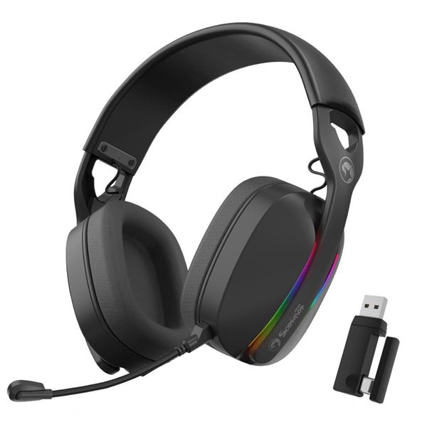 Imagen de Auricular Marvo HG9086W 7.1 Inalámbrico RGB Bk