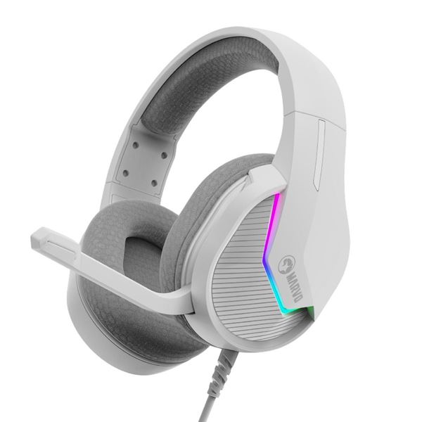 Imagen de Auricular Marvo H8618 Tactic 40 Rgb Wh