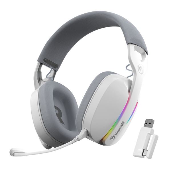 Imagen de Auricular Marvo Hg9086w 7.1 Inalámbrico Rgb Wh