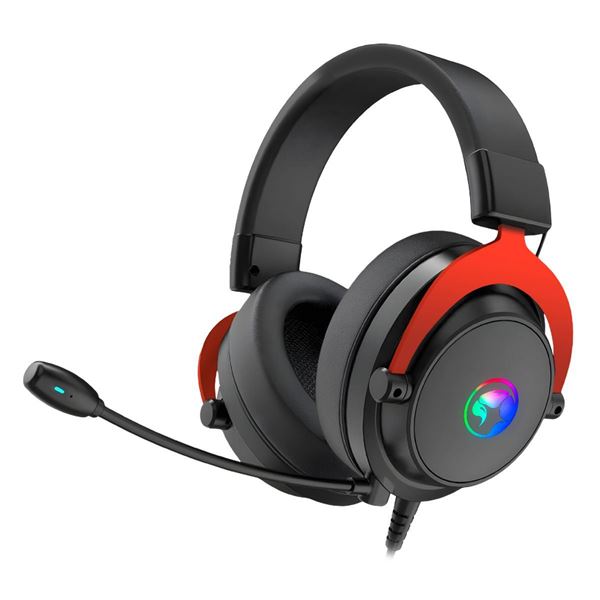 Imagen de Auricular Marvo Hg9067 Tactic 70 7.1 RGB Bk/RD
